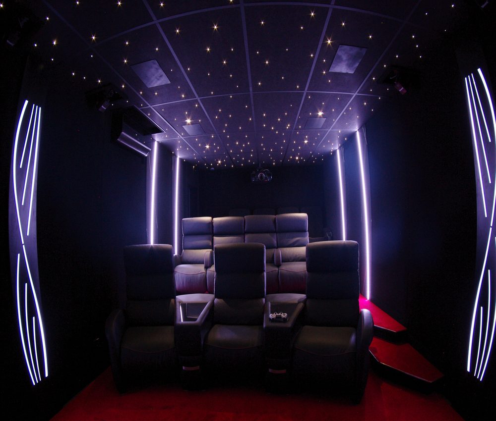 Salle de cinéma privée conçue par ocinema