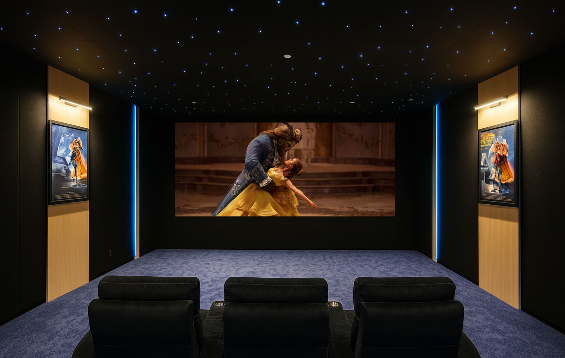 Salle de cinéma privée à Antibes