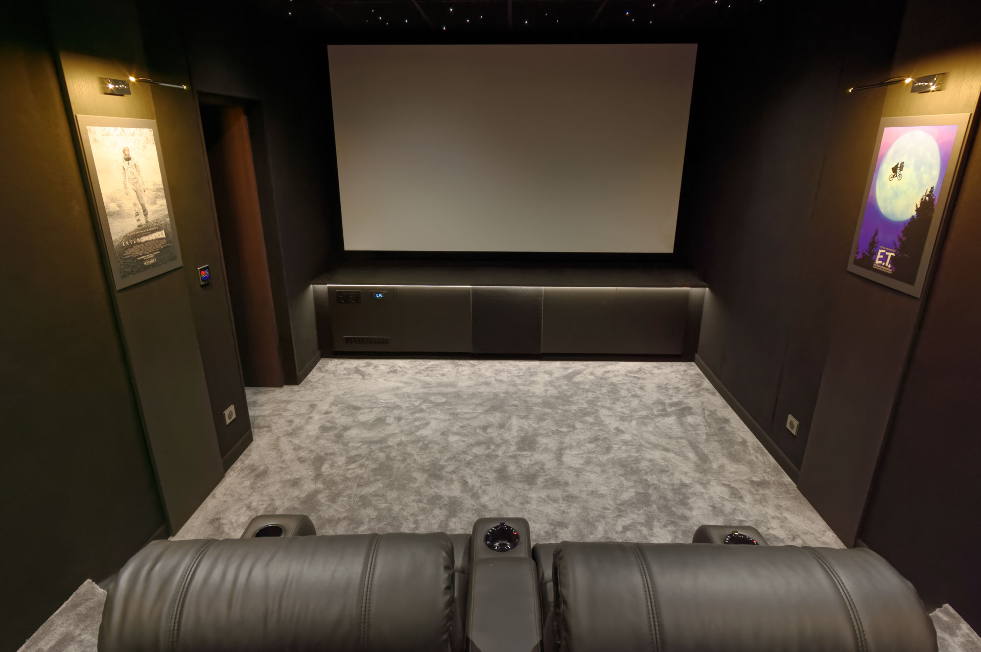 Private cinema room in Belgium