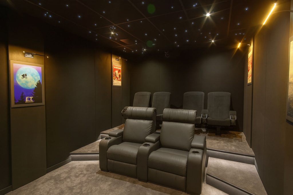 Salle de cinéma privée en Belgique