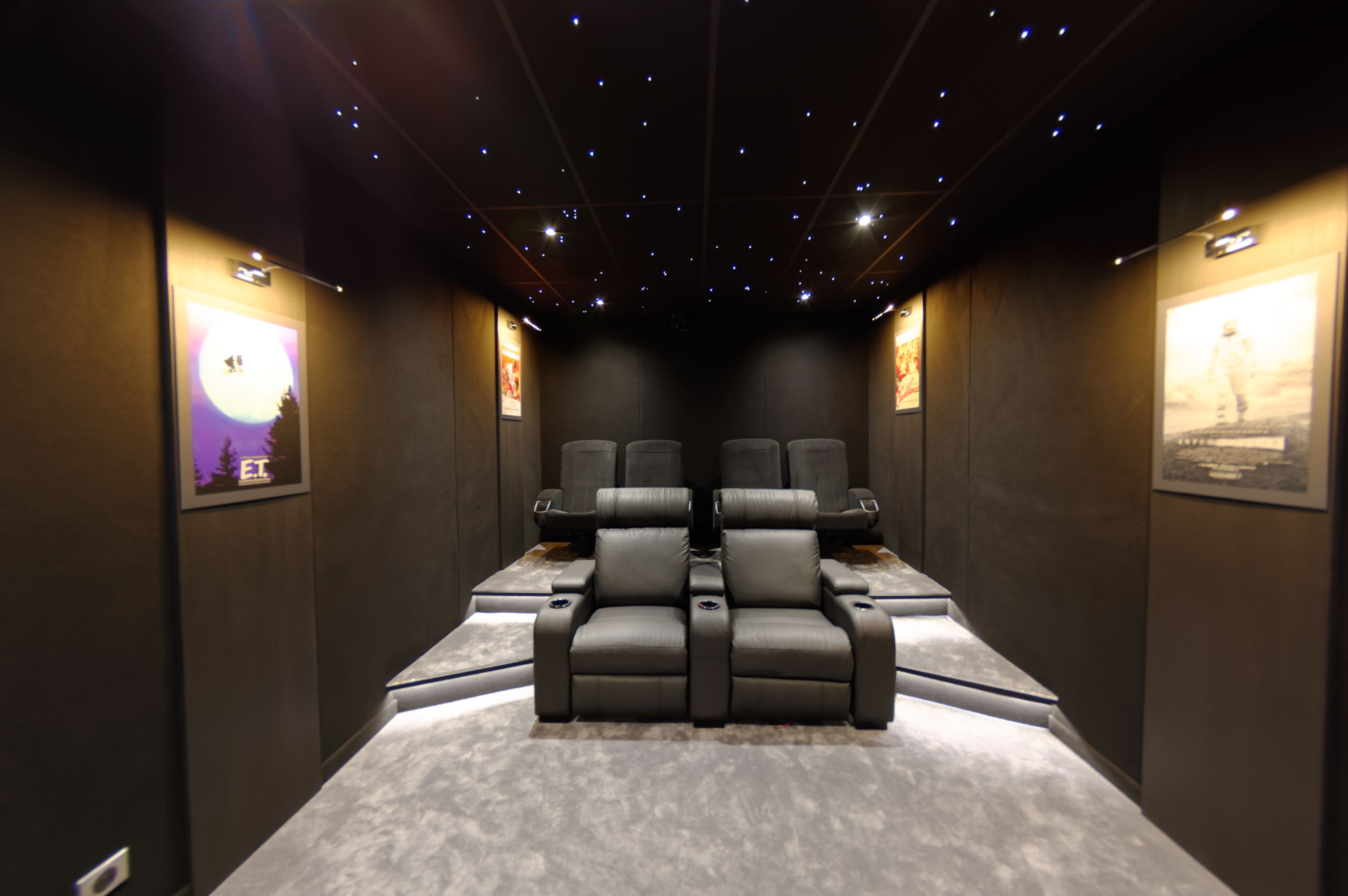 Private cinema room in Belgium