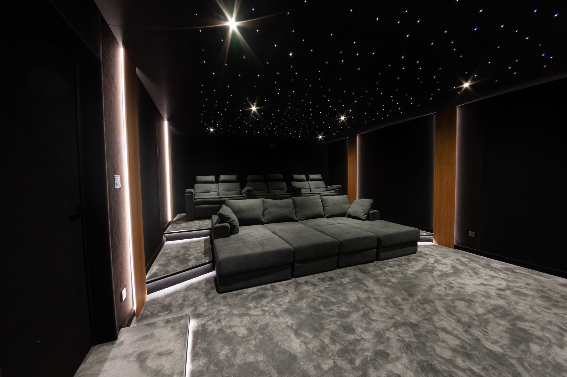 Salle de cinéma privée au Cap Corse