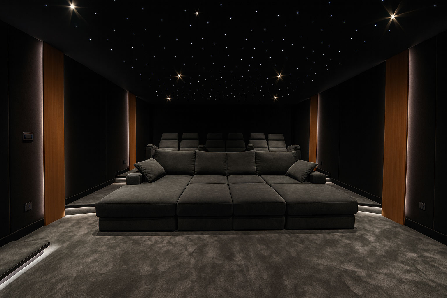 Salle de cinéma privée au Cap Corse