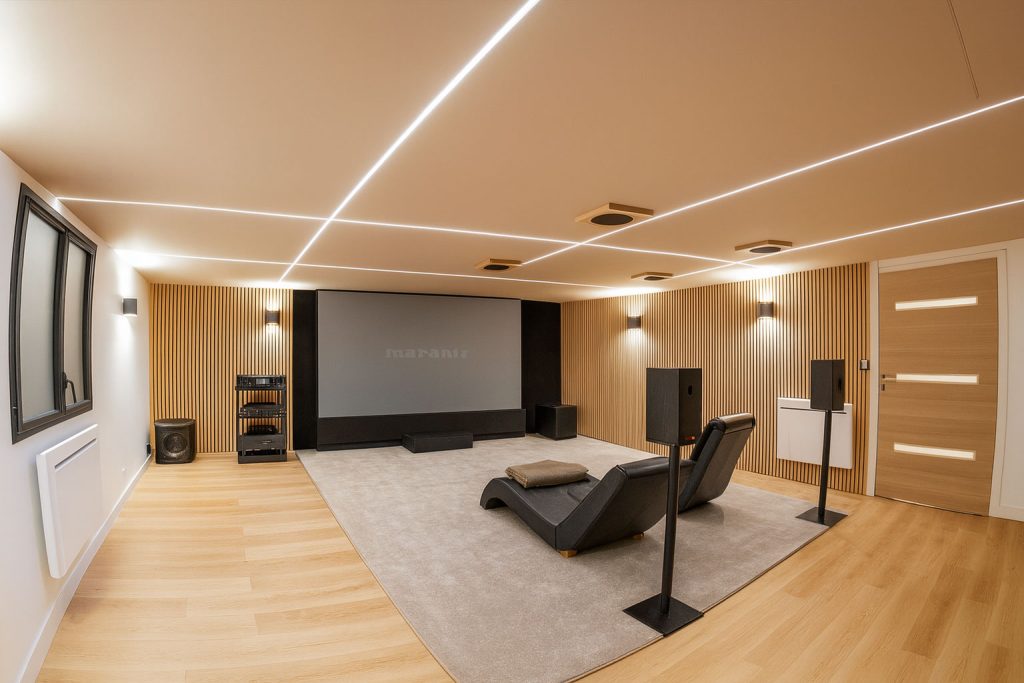 Salon cinéma à Cessy