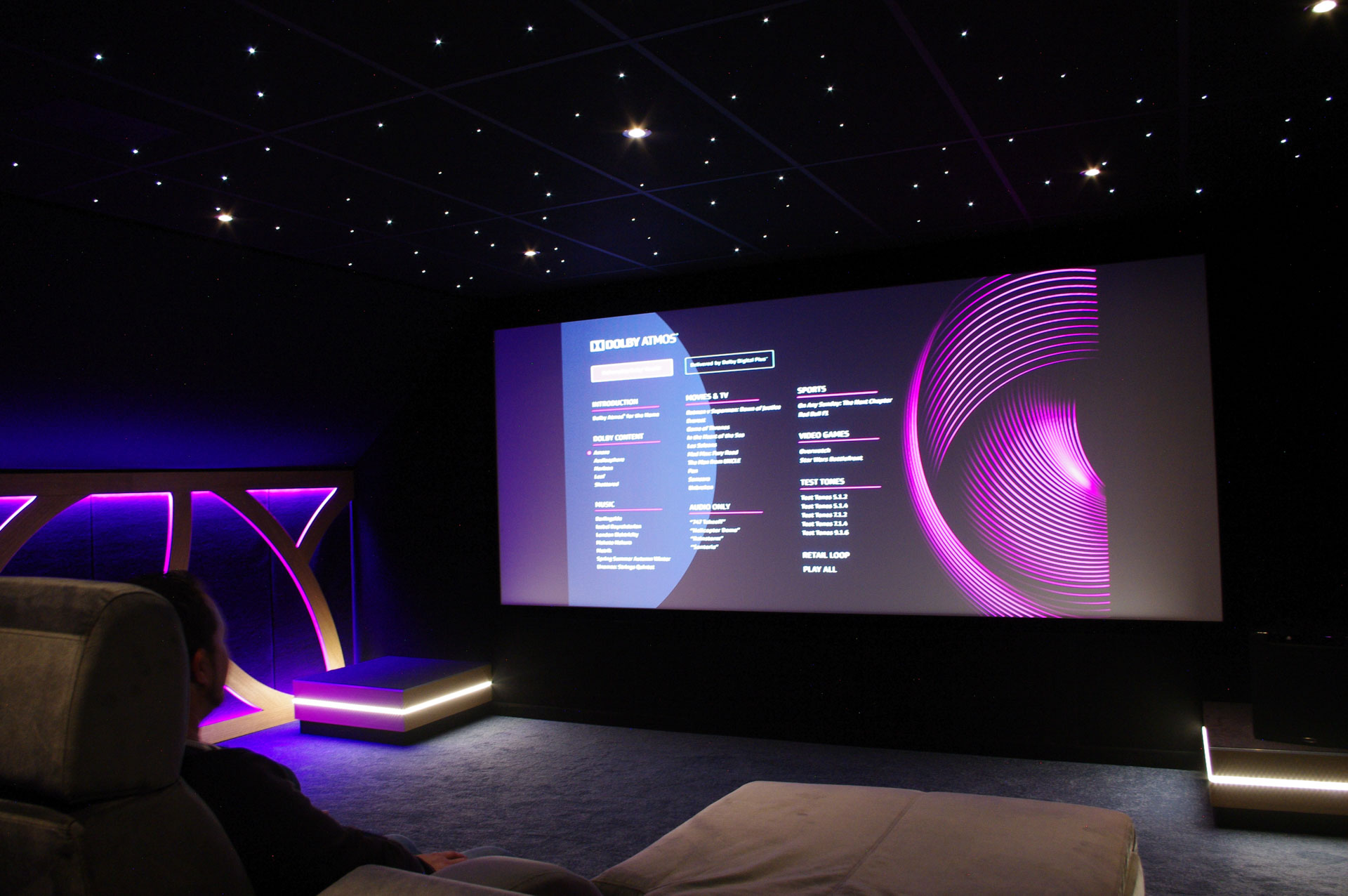 Salle de cinéma privée à Deauville