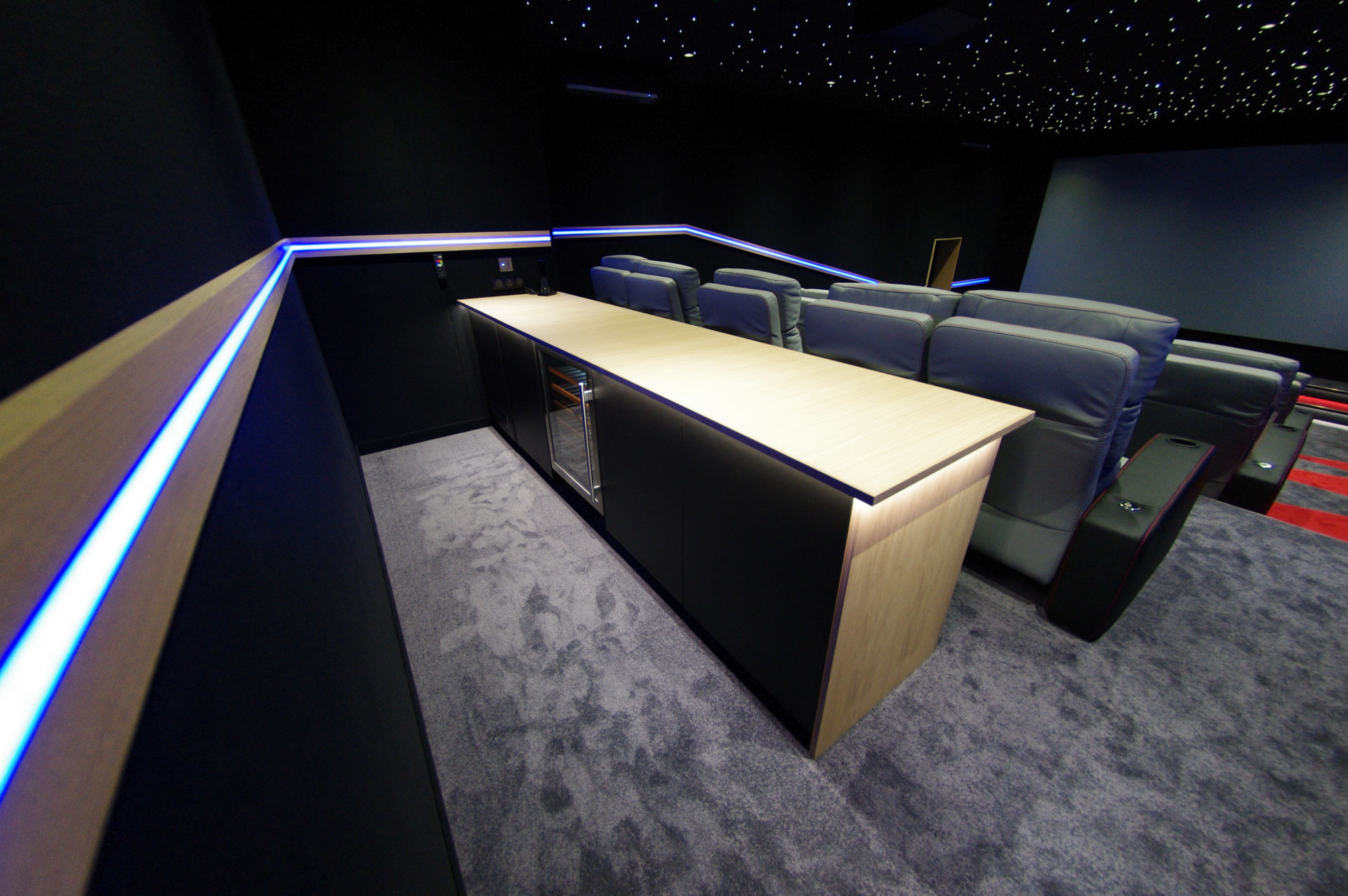 Private cinema room in Conakry, Guinea