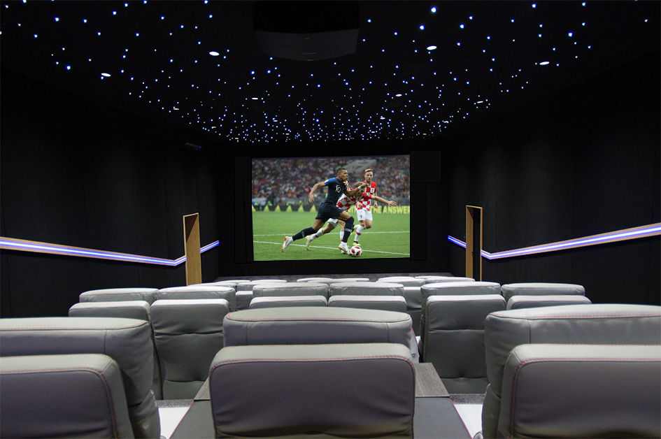 Private cinema room in Conakry, Guinea