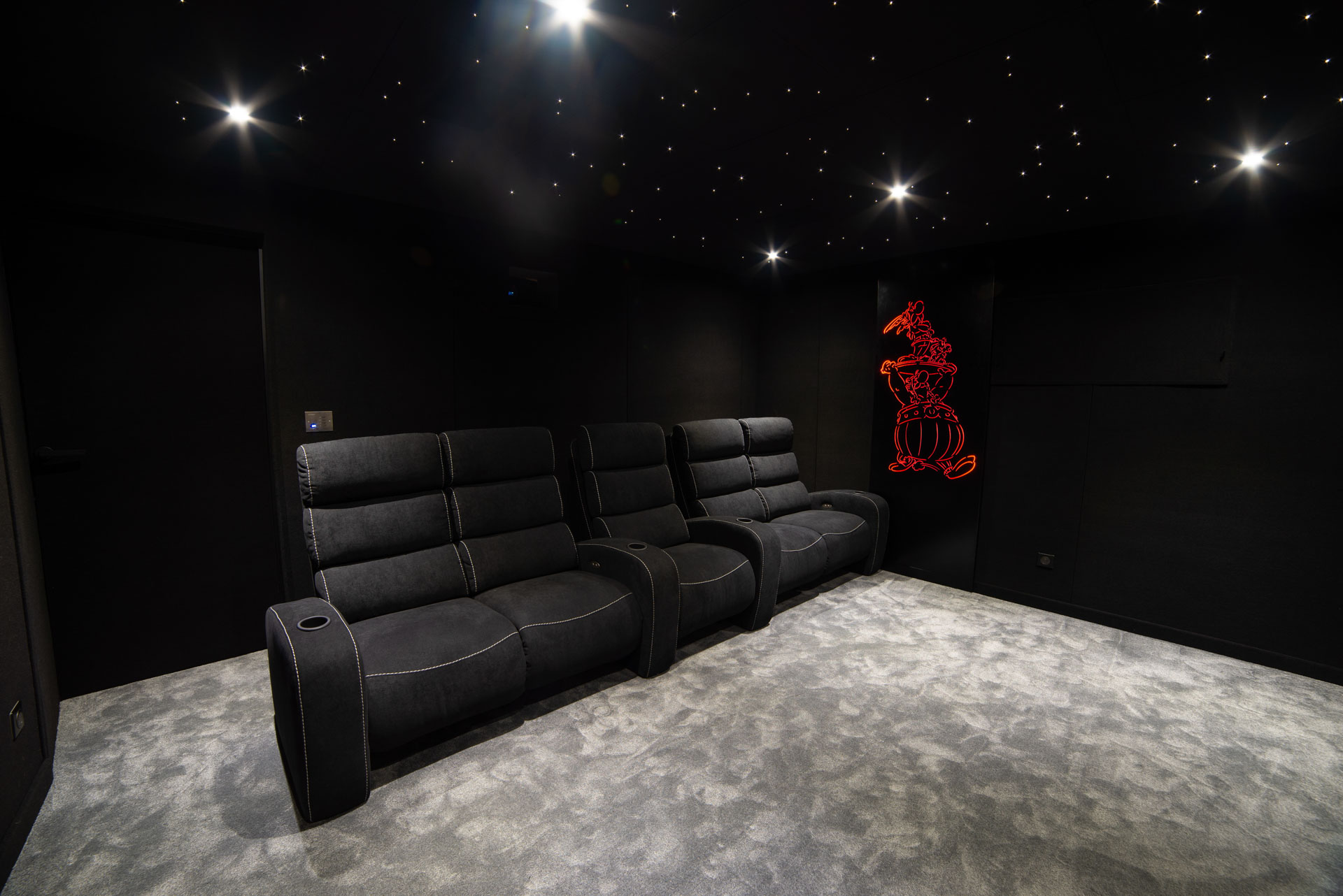 Salle de cinéma privée à Lamorlaye