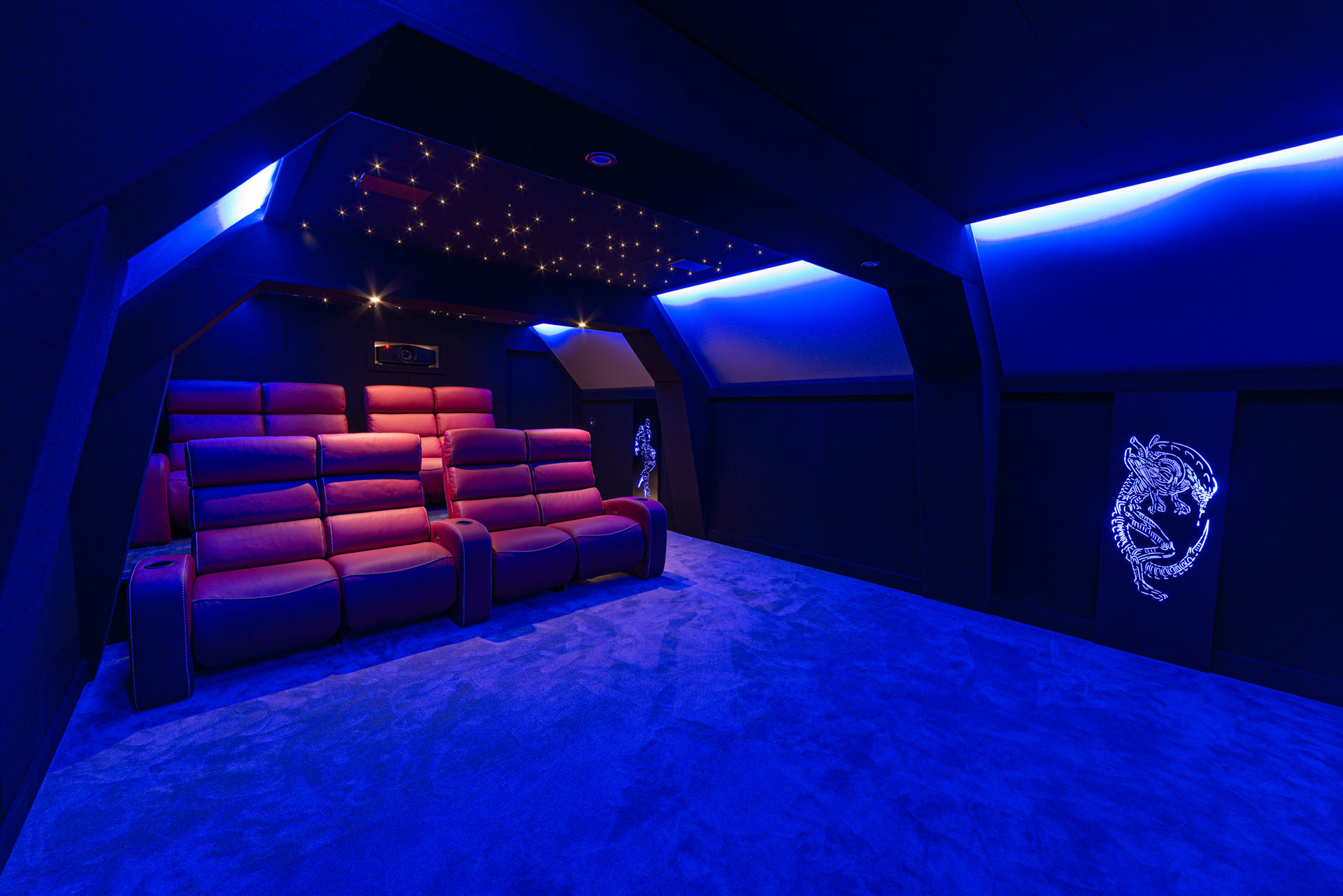 Private cinema room in Lamorlaye