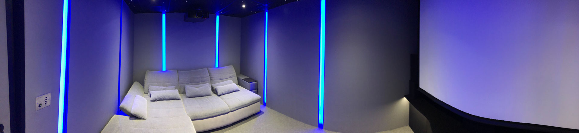 Private cinema room in Luxembourg