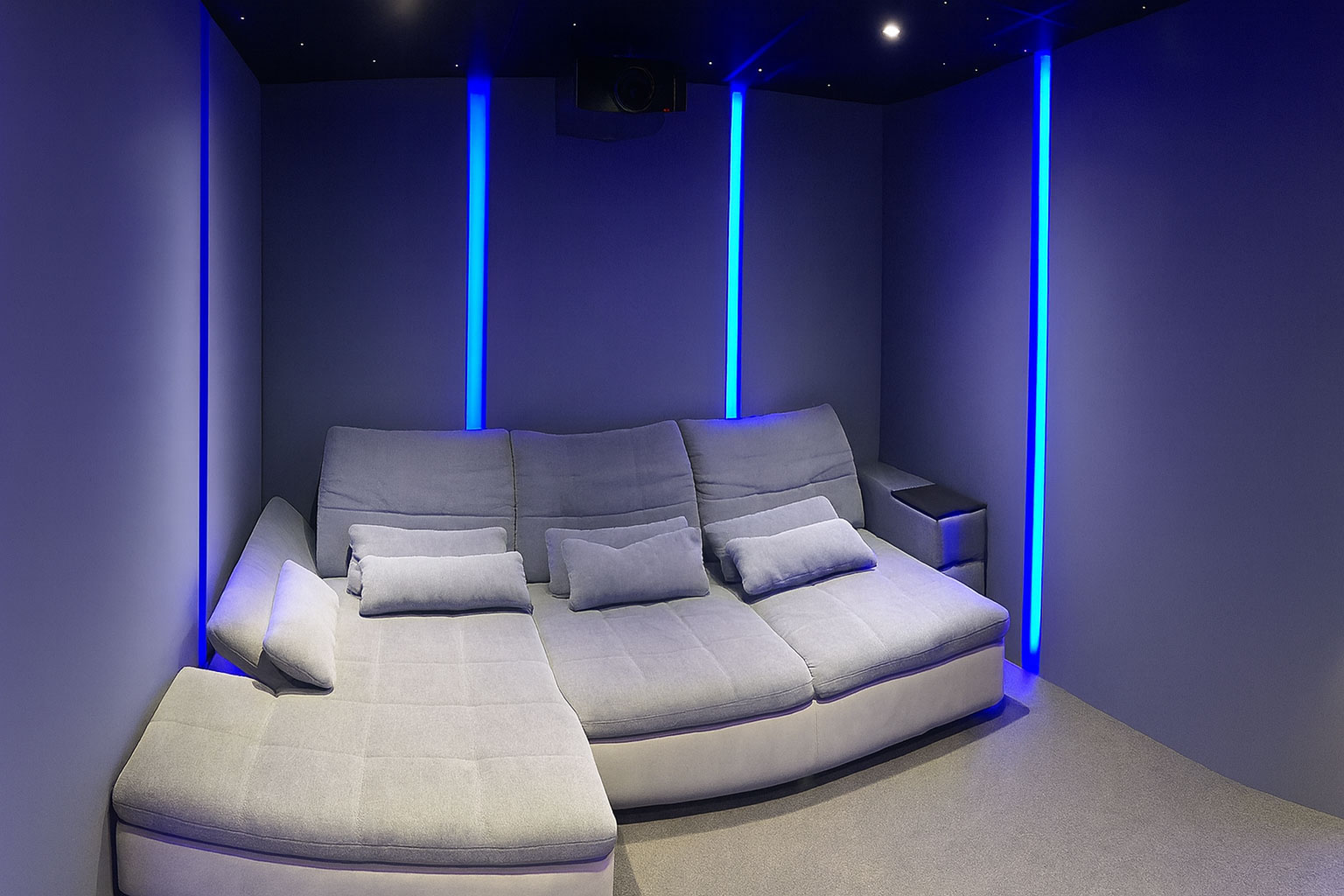 Salle de cinéma privée au Luxembourg