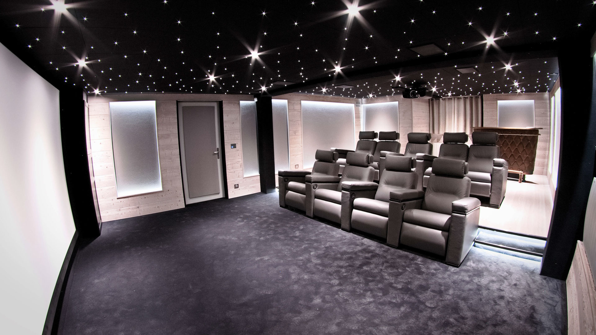 Salle de cinéma privée à Manigod