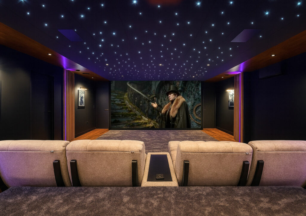 Salle de cinéma privée à Saint-Tropez