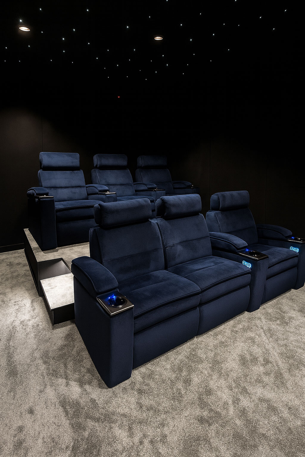 Salle de cinéma privée en Suisse