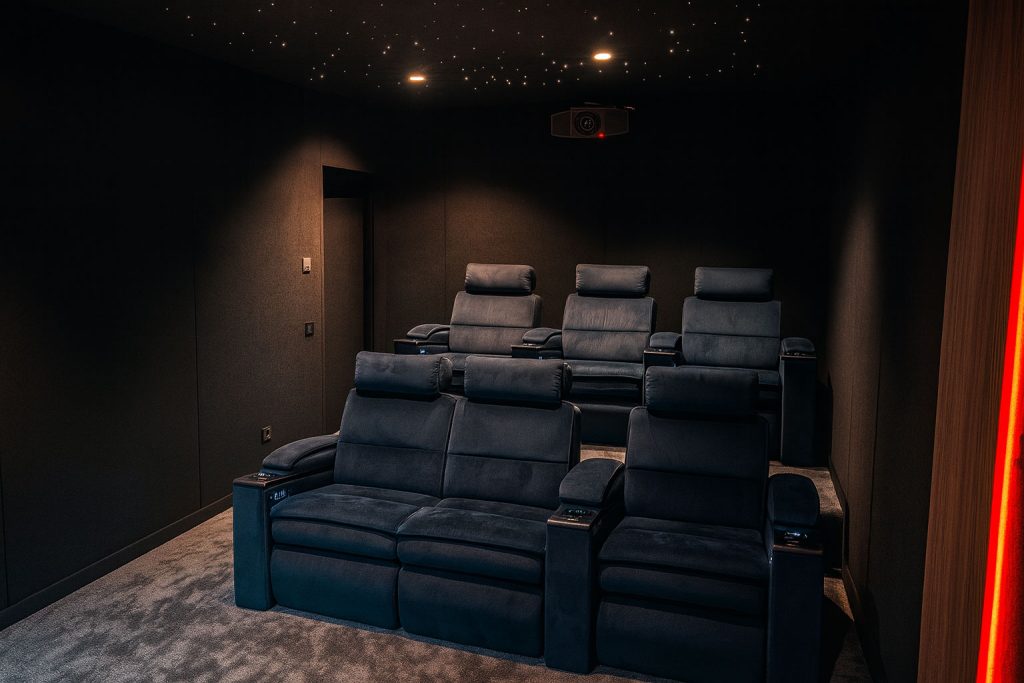 Salle de cinéma privée en Suisse