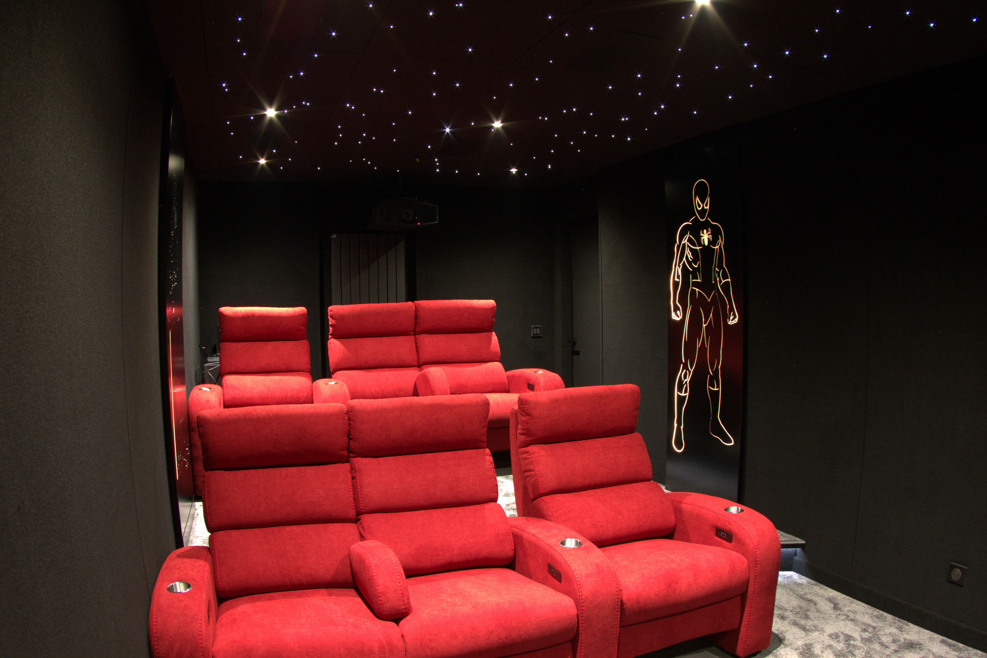 Salle de cinéma privée à Versailles