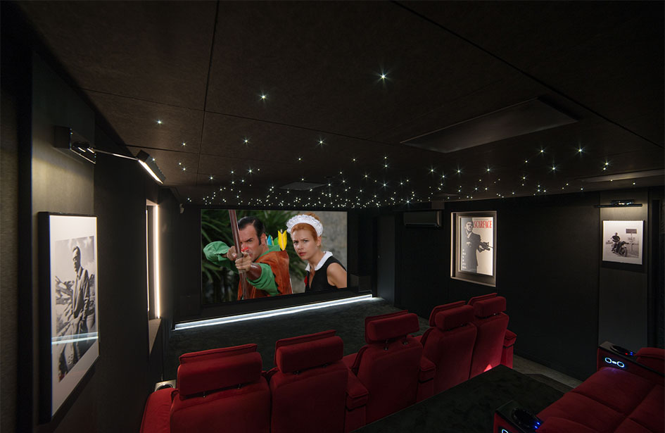 Salle cinéma privée à Nantes de 30 m² réalisée par OCINEMA